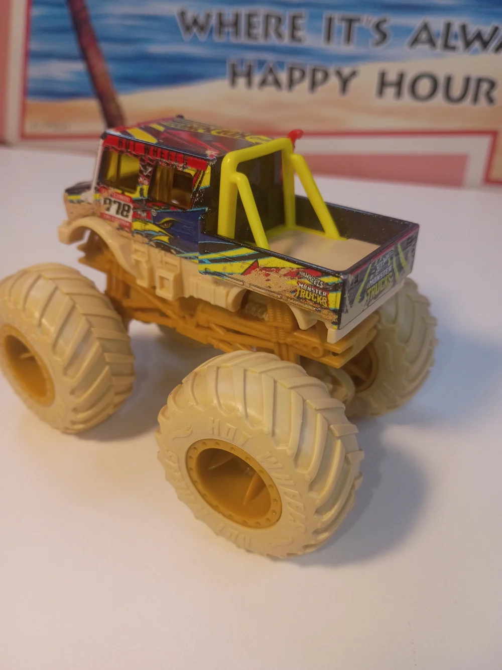 Hot Wheels Monster Truck El Segundo 878 California Mercedes 1/64 Scale